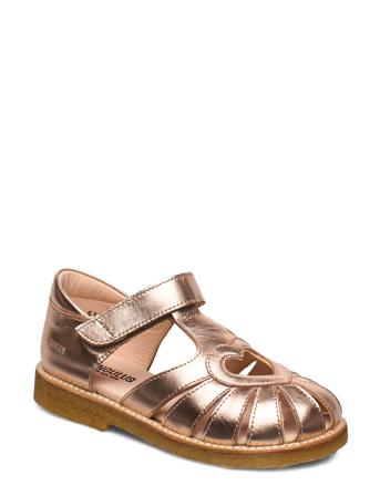 Sandals - Flat - Closed Toe - Shoes Summer Shoes Sandals Guld ANGULUS