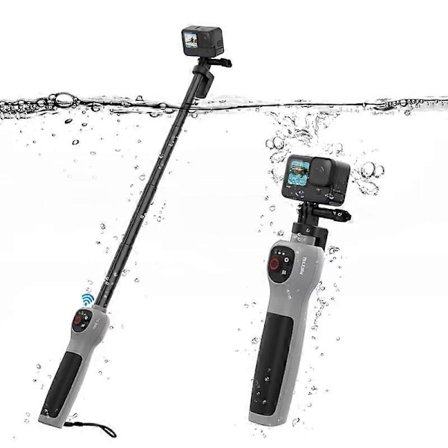 TELESIN 0.85m Undervanns Selfie Stick Trådløs Fjernkontroll For GoPro HERO12 Black / HERO11 Black / HERO10 Black / HERO9 Black / HERO8 Black