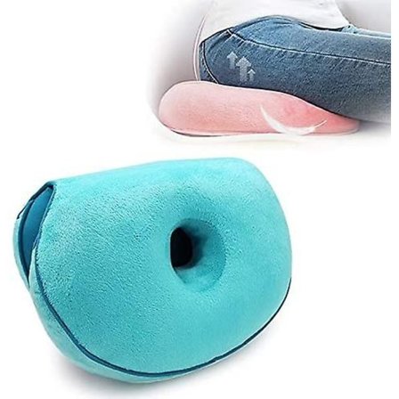 Multifunktionel komfort memory skum sæde smuk røv latex (blå)