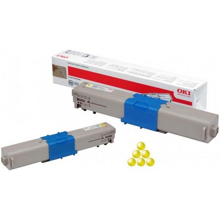 OKI Toner 46508713 Gul - Lyreco - Toner och bläck - Tonerkassetter - Toner OKI