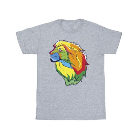 Disney Boys The Lion King Colours T-shirt 7-8 år Sports Grey