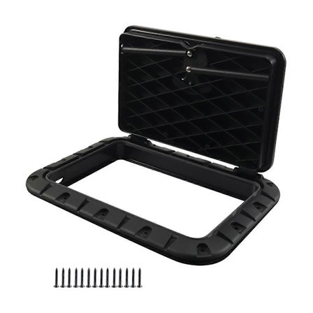 Fyrkantigt däckslucka utdragbart handtag med fästen, marintillbehör båtlucka lock däckslucka och lock