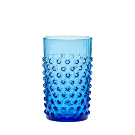 In Flore Cecilia Dricksglas, Höga, 2-pack Glas Blå 11 cm