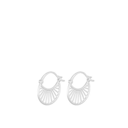 Pernille Corydon E-472 Small Daylight Earrings Grå, Dame Øreringe, Størrelse: ONE Size