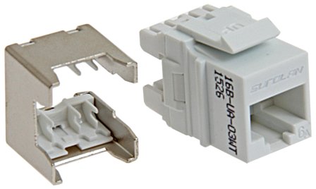 Eurolan 16B-UA-03WT Modularjack, Dator & surf