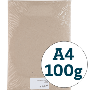 Kvistpapir Brunt 100G A4