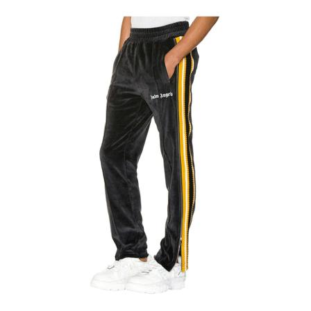 Palm Angels Velvet Sweatpants Sort, Herre
