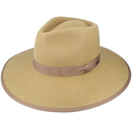 Brixton - Beige fedora Hatt - Jo Rancher Bronze Fedora @ Hatstore