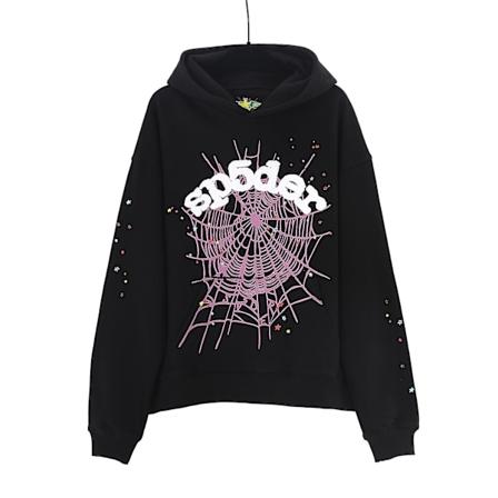 Sp5der Hip -hop -laulaja 3D-tulostettu villapaita Miehille ja naisille Jopa huppari Rentti setti[HK] black hoodie XL