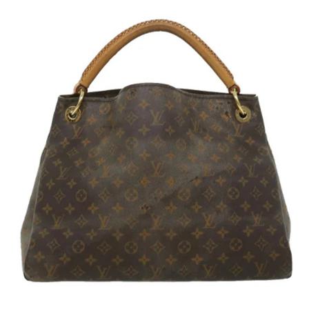 Louis Vuitton Vintage, Pre-owned Canvas louis-vuitton-bags Bruin, Dames, Maat:ONE Size