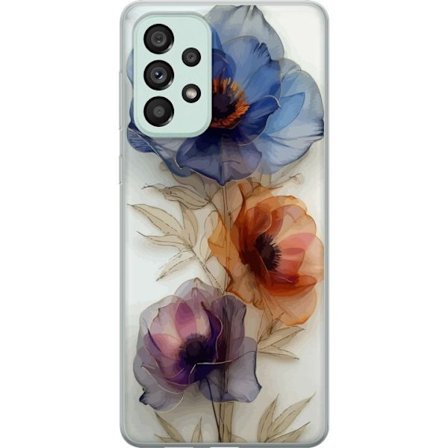 Mobilskal till Samsung Galaxy A73 5G med Silkesblommor