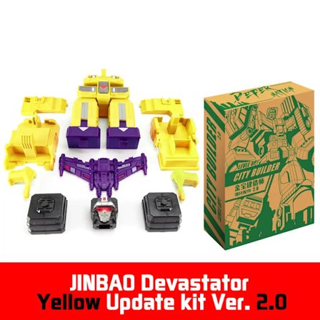 Jinbao Devastator Update Kit Parts Ver 2.0 G1 GT Transformation Action Figur Leksaksmästerverk Filmmodell Deformation Bilrobot