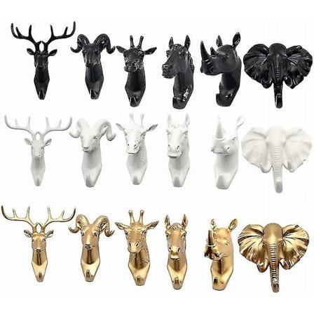 Naulakko ja pyyheteline seinäkoukku avain eläin naulakko kultainen peura