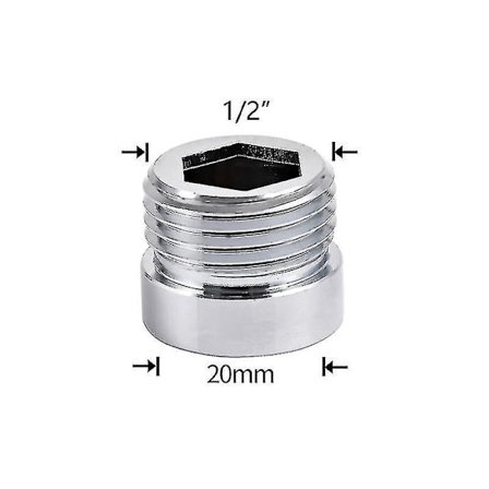 Vattenkran Koppling 1/2 Till M16 M18 M20 M22 M24 M28 Gänganslutning Konvertering Reparation Kran Adapter För Bubblare Kök Badrum
