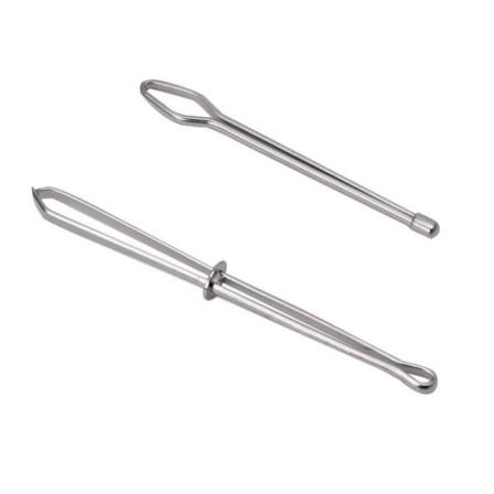 2-pack handgjorda elastiska klämmor, snören, guider, strängningsverktyg