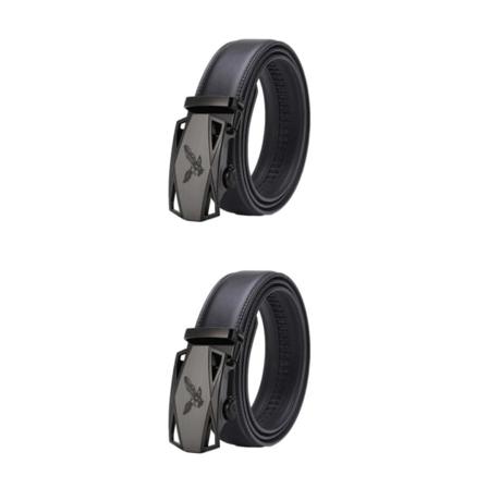 1/2/3/5 Klassisk stil affärsbälte för män - utsökt hantverk 006 125cm 2PCS