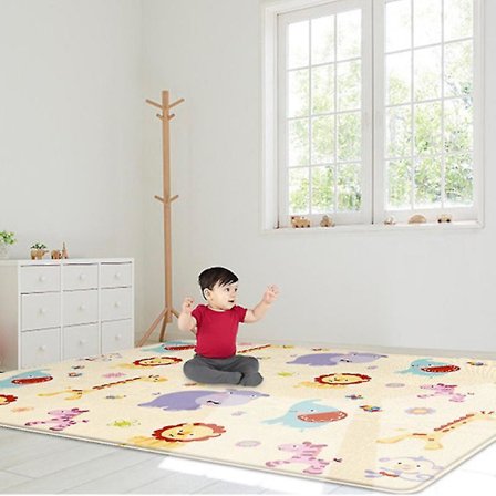 Baby Crawling Mat Waterproof Thick Nursery Rug Large Rectangular Kids Carpet
