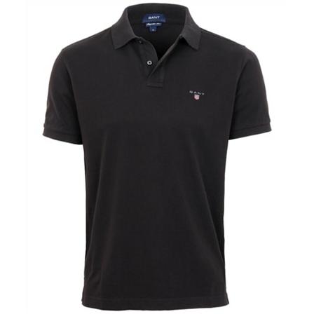 Gant - Pikétröjor - Svart - Herr - Storlek: 3xl, Herr, Storlek: 3XL