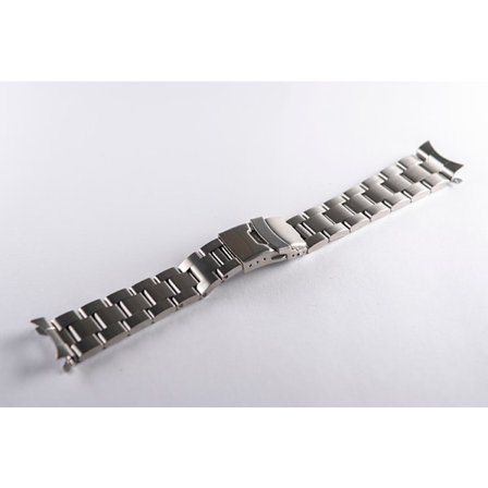 Oysterlänk med dubbelås silver