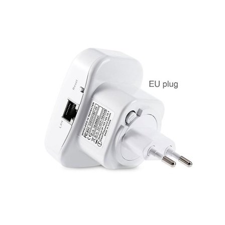 Mini Wifi Repeater Us Uk Eu Plug Range Extender Trådlös 300mbps Access Point 2. [DB]