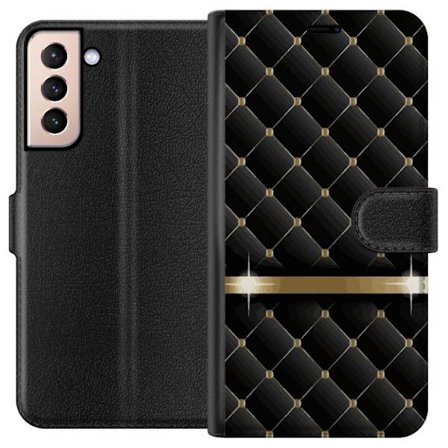 Yhteensopiva Lompakkokotelo Samsung Samsung Galaxy S21 Ylellinen Musta