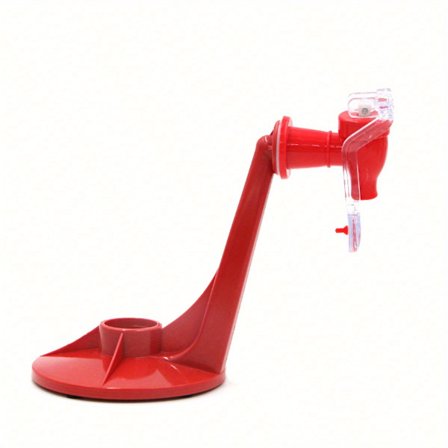 1 stk. Manuel drikkevaredispenser med transparent tud og drypfrit design - holdbart plastik køkkenredskab uden elektricitet til hjemmet, fester