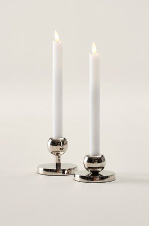 Star Trading - HELVAR kronljus LED 2-pack - Vit - Dekorativ julbelysning - Från Homeroom