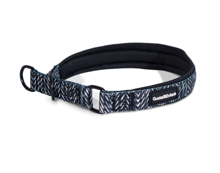 Gustaf och Evita - Hundehalsbånd Finessish halvstrup XS, 15 mm x 30–40 cm Mønstret - Hund - Halsbånd - ZOO.no