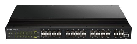 D-LINK DIS 700G-28XS - switch - 24 porter - Styrt - rackmonterbar