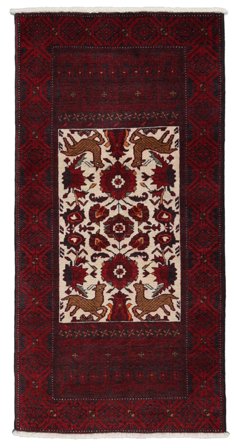 Alfombra Belouch 85X170 (Lana, Persia)