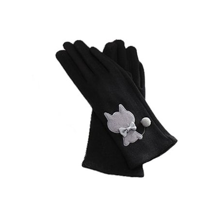 Kvindehandsker Vinter varm handske SORT