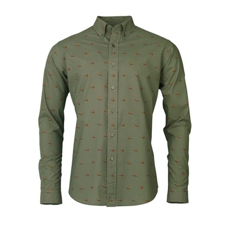 Laksen Flush Shirt Men long-sleeved shirts Green XXL