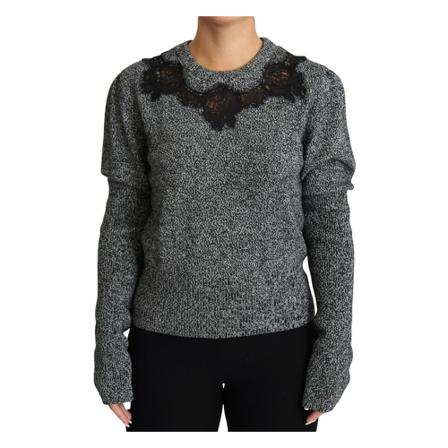 Dolce & Gabbana Pullover , Grijs , Dames , Maat: XL Truien & Vesten