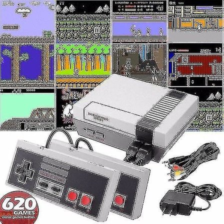 Konsoll Innebygd 620 Spill Retro Klassisk Mini Hd Videospill Støtte Tv