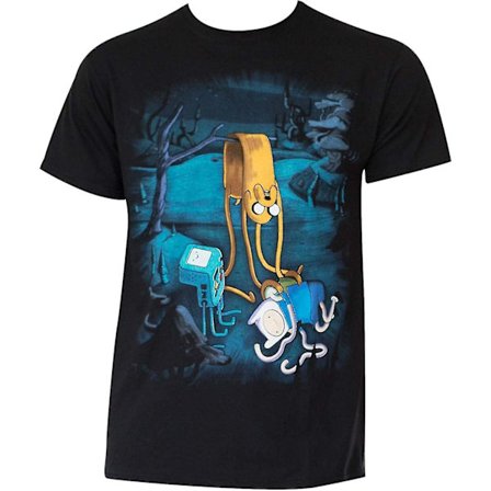 Adventure Time Herr T-shirt med smältande bomull