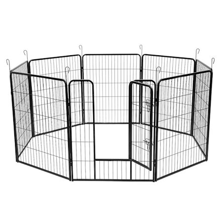 Hundegård i metal - ideel til både indendørs og udendørs brug
