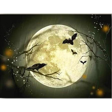 30 x 40 cm, Chauve-souris Diamond Painting Broderie Diamant P