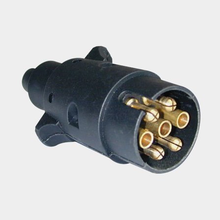 Trailer connector 1852-Marine, 7-pin, 12 V, male