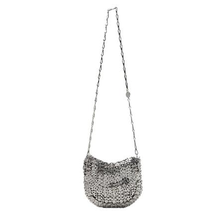 Paco Rabanne Messenger Shoulder Tas , Grijs , Dames , Maat: ONE Size Schoudertassen