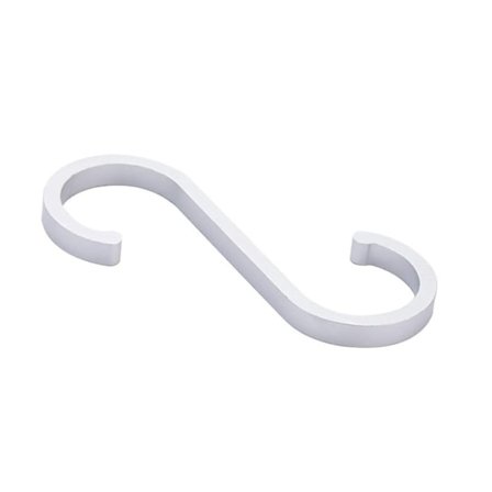 10 stk S-formede kroker, husholdningskjøkken bad hengende krok hvit