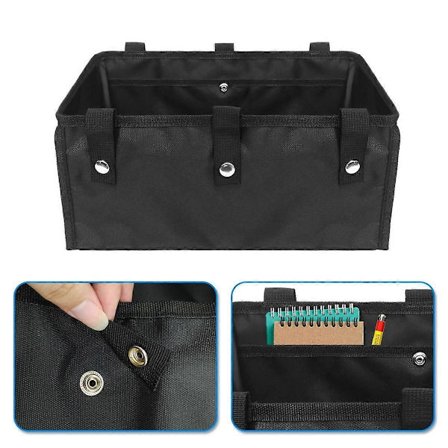 Rullatorväska under sätet, väska under sätet eller bärväska för fyrhjulig rullator, ersättningskorg för rullator under sätet B