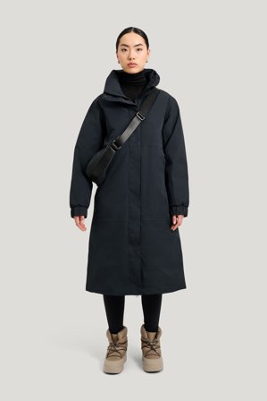 Tretorn Lane Insulated Coat — Waterdichte Jas Dames — Zwart | Bovenkleding, Regenlaarzen, Jassen & Regenkleding voor Dames, Heren & Kinderen