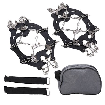 19 tænder sne is pigge sne greb gå trækkraft pigge til sko vandring vandring bjergbestigningL