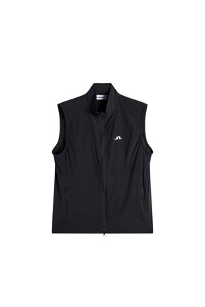 J.Lindeberg - Ash Light Packable Vest - Golf - Black - Men - L