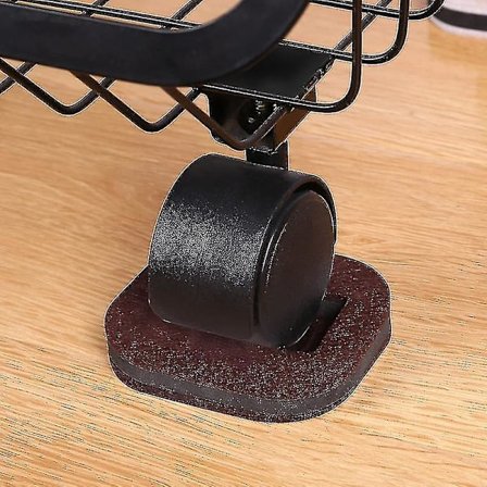 Kontorstol Hjulstopper Møbelhjulkopper Hardtre Gulvbeskyttere Anti Vibrasjonspute Stol Rulleføtter Sklisikker Matte (5 stk)