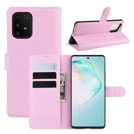 Classic Samsung Galaxy S10 Lite etui - Lyserød