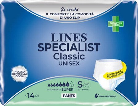 Lines Specialist Classic Pants Unisex Super 14 Pezzi