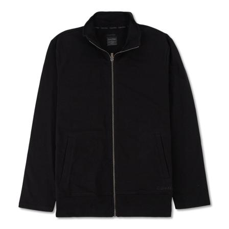 Calvin Klein Sweatshirt met volledige ritssluiting , Zwart , Heren , Maat: M
