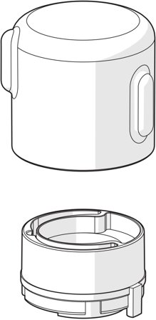 Oras 1014422V-33 Strømningsknapp for termostatblander, Baderom