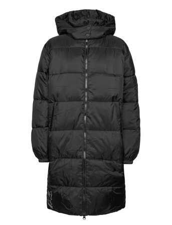 Kg Reno Puffer Long Jacket Black Kangol
